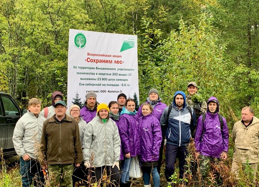 Волонтёры «Метафракса» присоединились к акции «Сохраним лес» 
